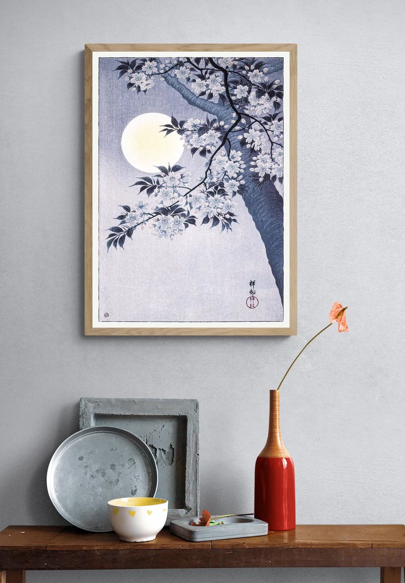 Blossoming Cherry Moonlit Night. — room view 3