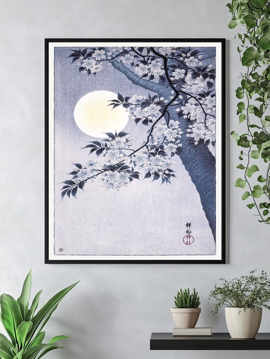 Blossoming Cherry Moonlit Night. — room view 4