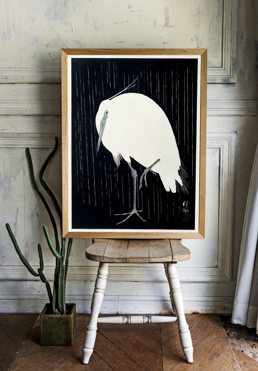Egret rain (1925 - 1936). room preview