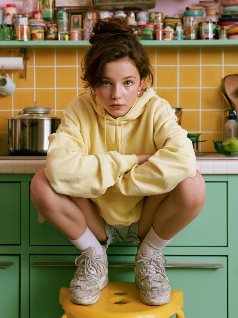 Kitchen Portrait Photography Poster. poster — photography art