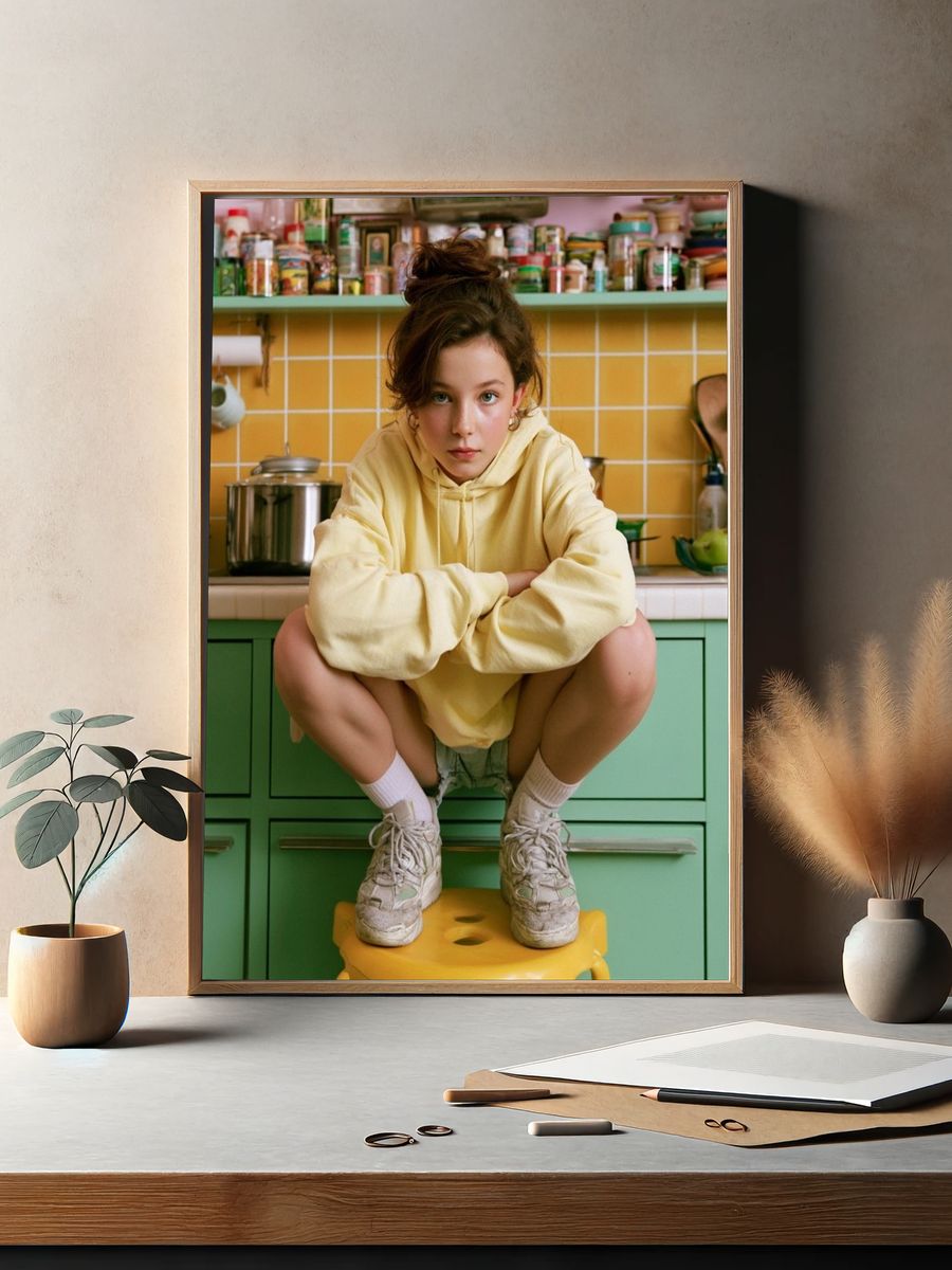 Kitchen Portrait Photography Poster. — room view 2