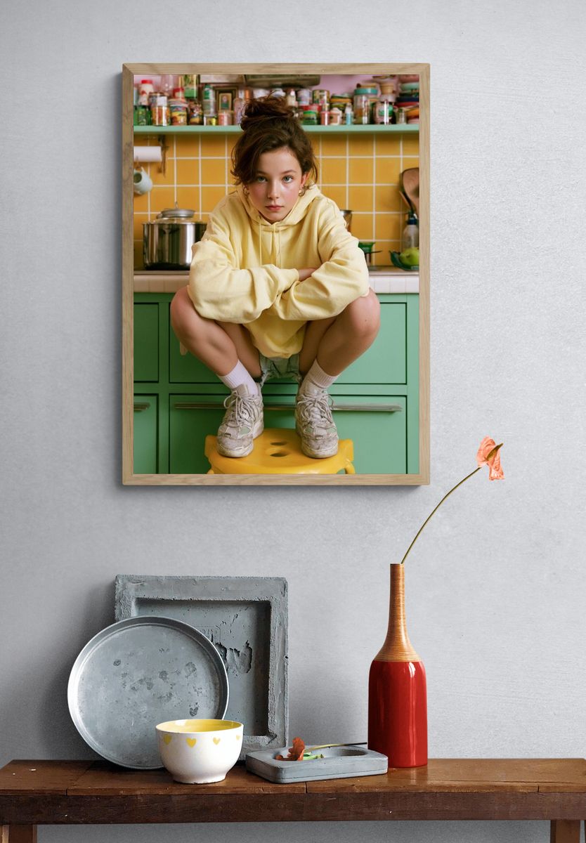 Kitchen Portrait Photography Poster. — room view 3