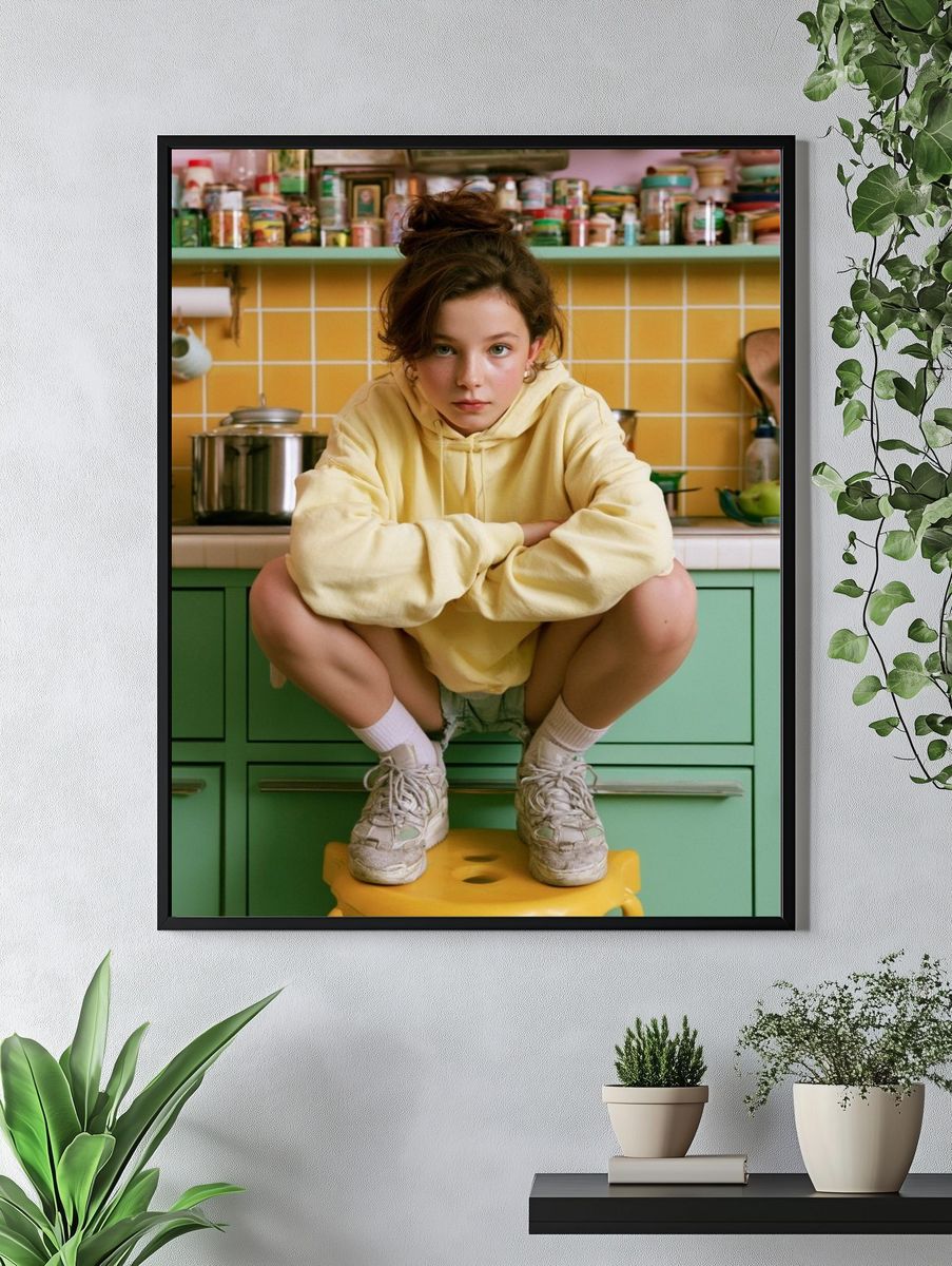 Kitchen Portrait Photography Poster. — room view 4