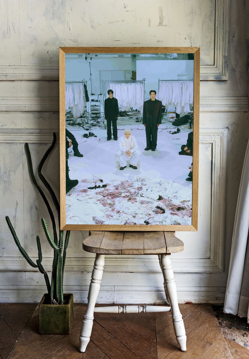 K-Pop Group Studio Portrait Print. — room view 1