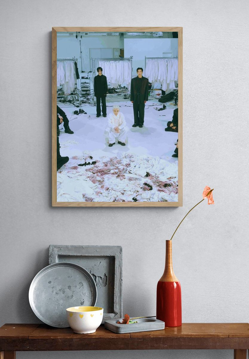 K-Pop Group Studio Portrait Print. — room view 3