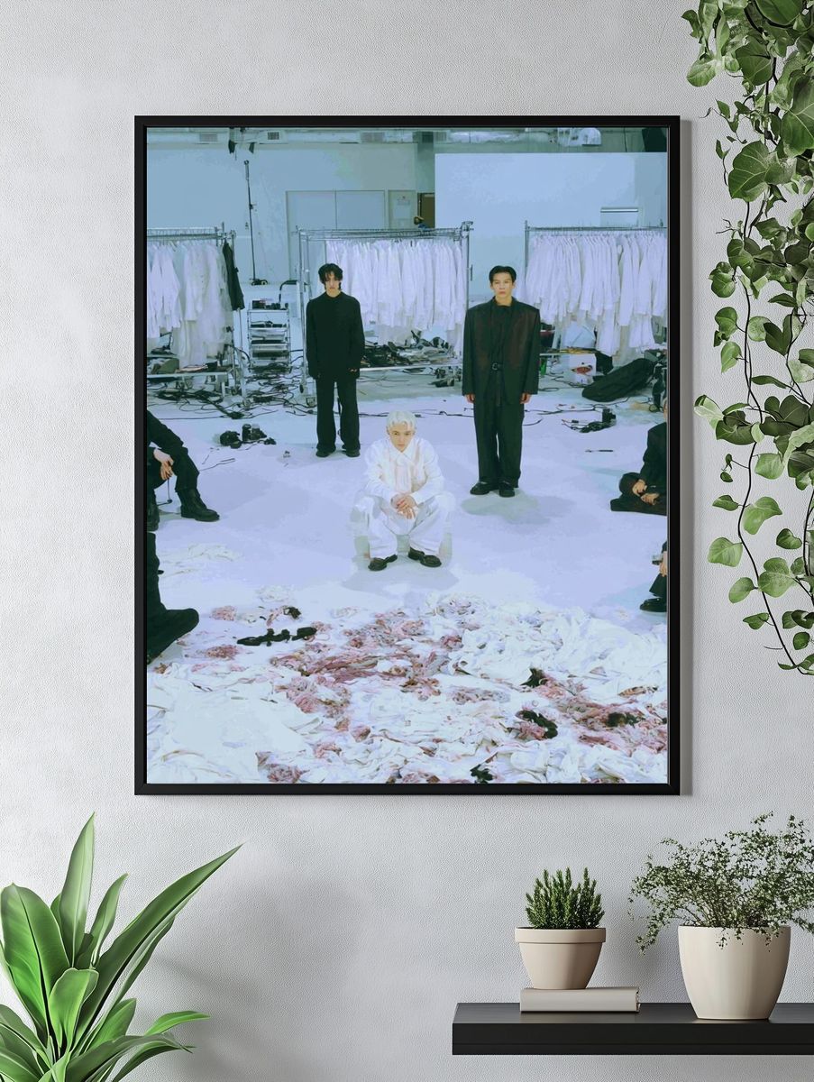 K-Pop Group Studio Portrait Print. — room view 4