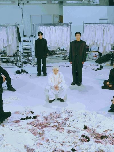 K-Pop Group Studio Portrait Print. poster