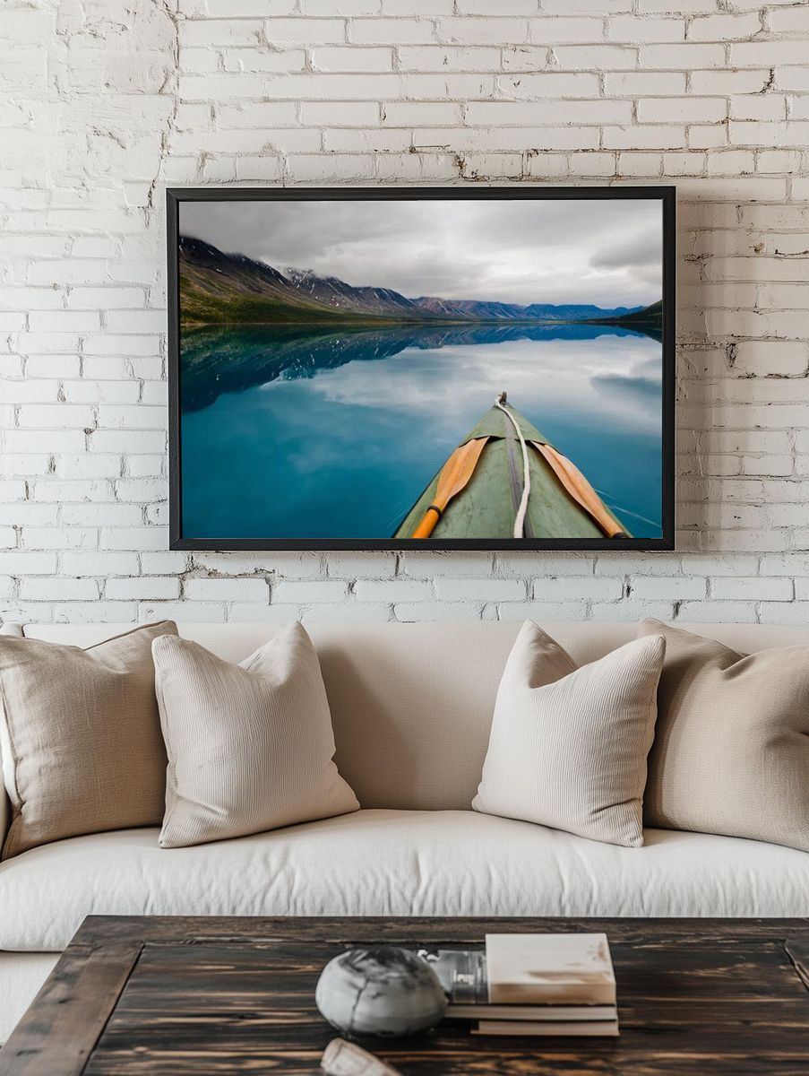 Kayaking on a Serene Lake Poster room preview