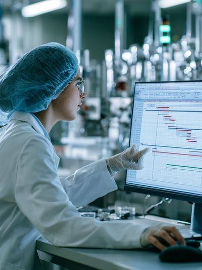 Lab Scientist at Work Photography Poster.