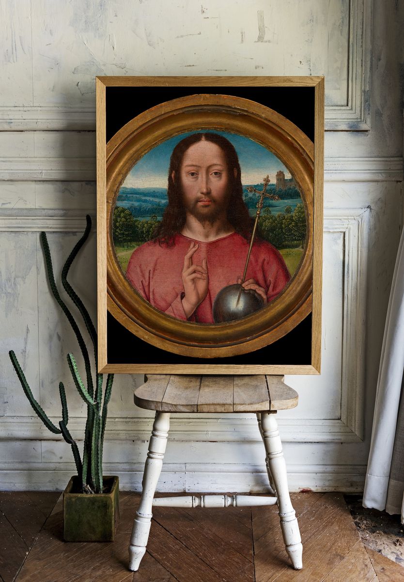 Salvator Mundi by Hans Memling — Art Print. — room view 1