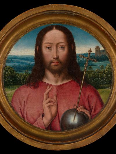 Salvator Mundi by Hans Memling — Art Print.