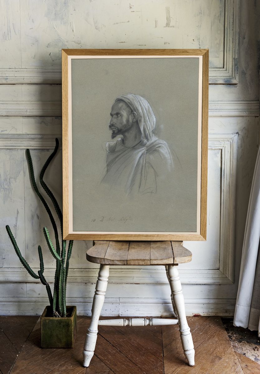 Study of a Kabyle Man, Algeria, December 10, 1861 by Isidore Pils — Art Print. — room view 1