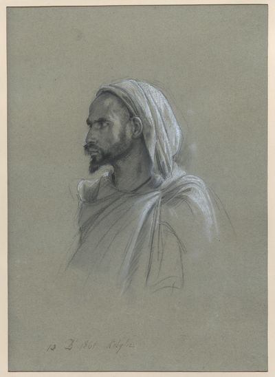 Study of a Kabyle Man, Algeria, December 10, 1861 by Isidore Pils — Art Print.