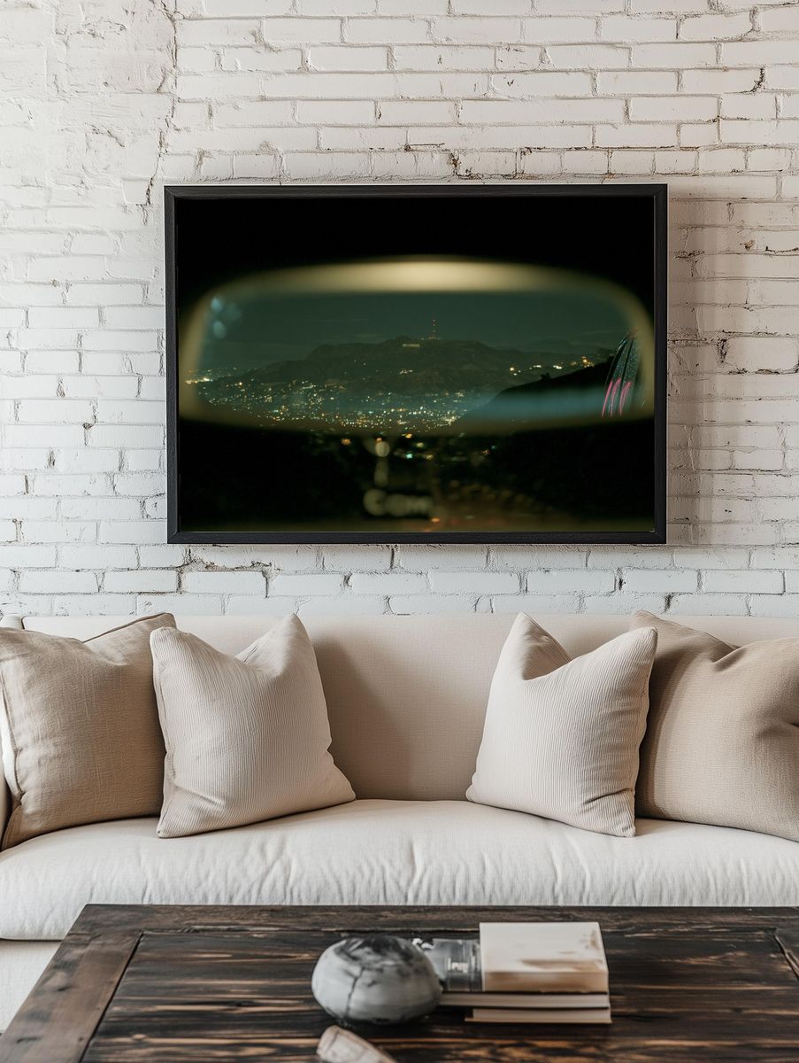 Los Angeles Nightscape Photography Poster. — room view 1