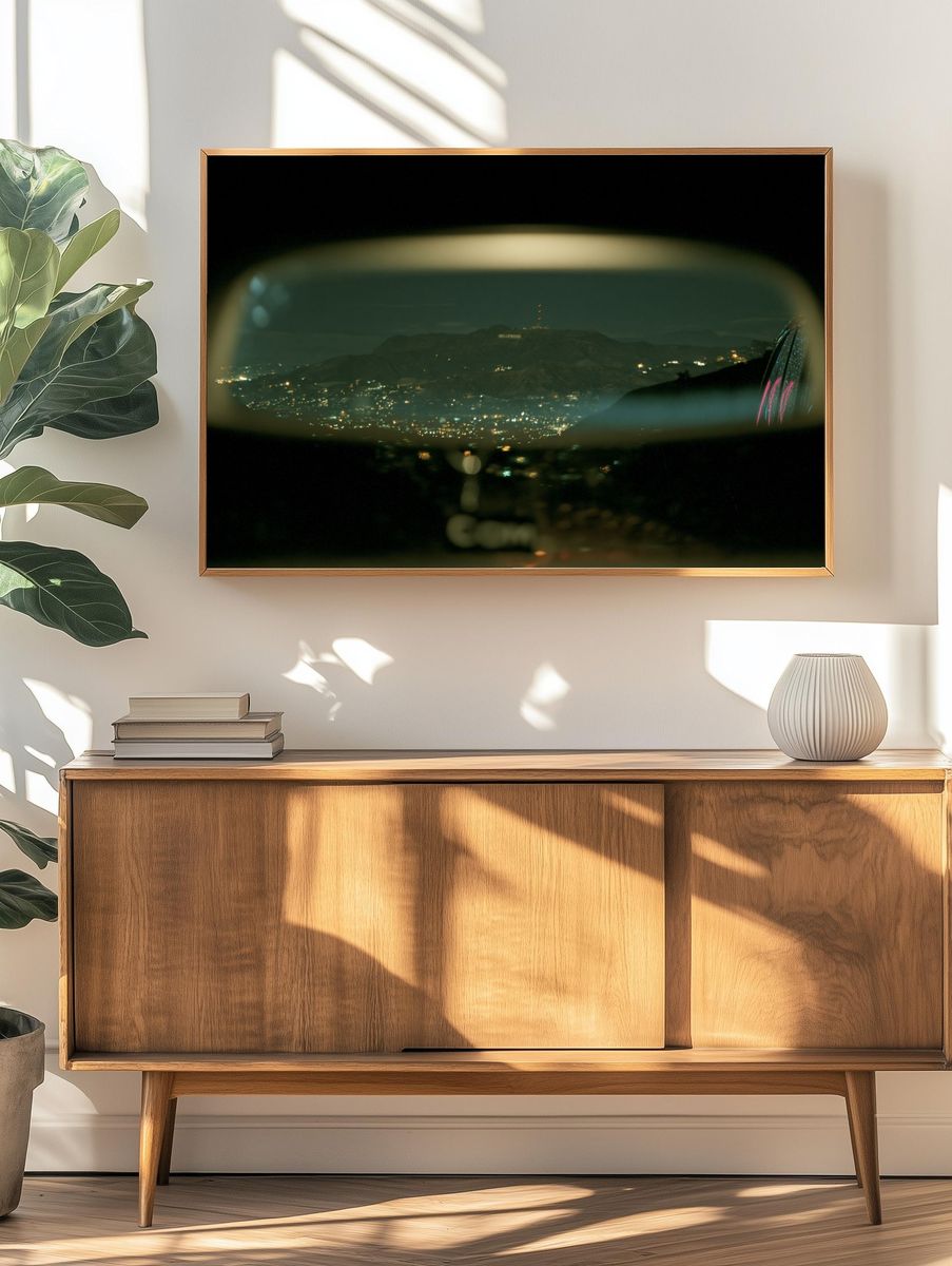 Los Angeles Nightscape Photography Poster. — room view 3