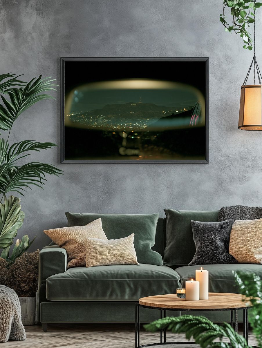Los Angeles Nightscape Photography Poster. — room view 4