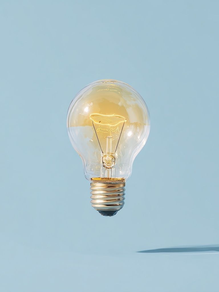 Light Bulb — Minimalist Print. poster detail
