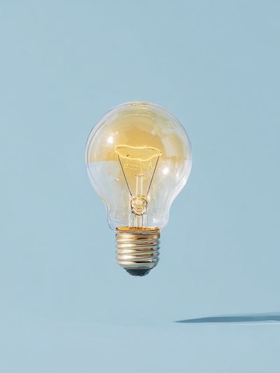 Light Bulb — Minimalist Print