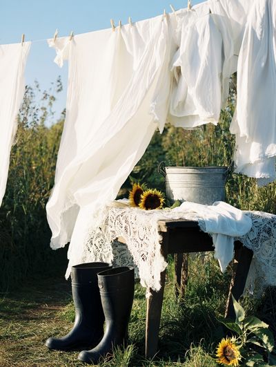 Laundry Day — Vintage Print.