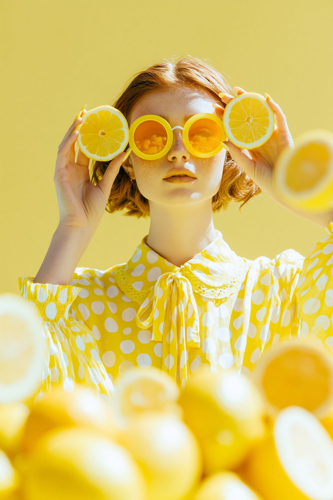 Lemon Portrait Photography Poster. poster — photography art