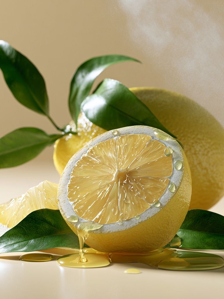 Lemon Still Life Illustration Poster. poster detail