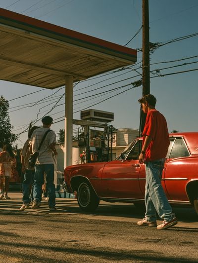 Lowrider Gas Station Street Photography Poster.