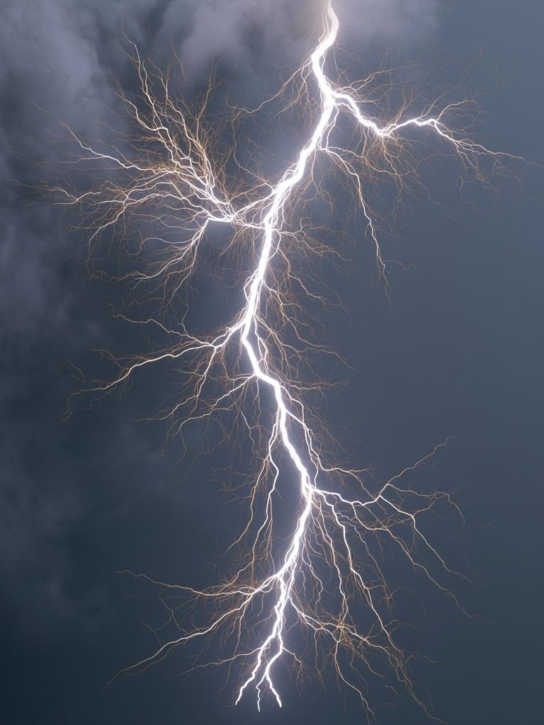 Lightning Strike Photography Poster. poster — photography art