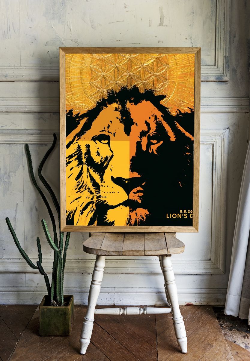 Lion's Gate Pop Art Poster. room preview