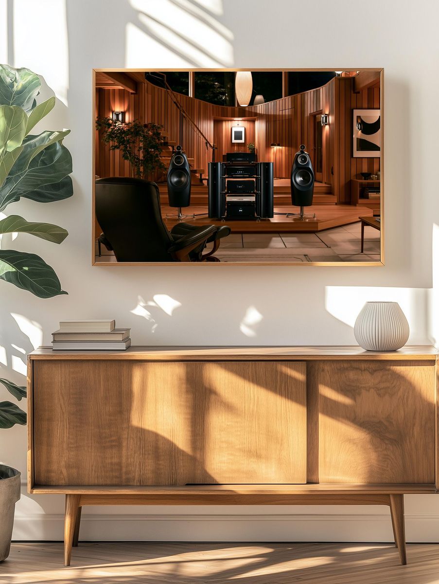 Luxury Listening Room Photography Poster. — room view 3