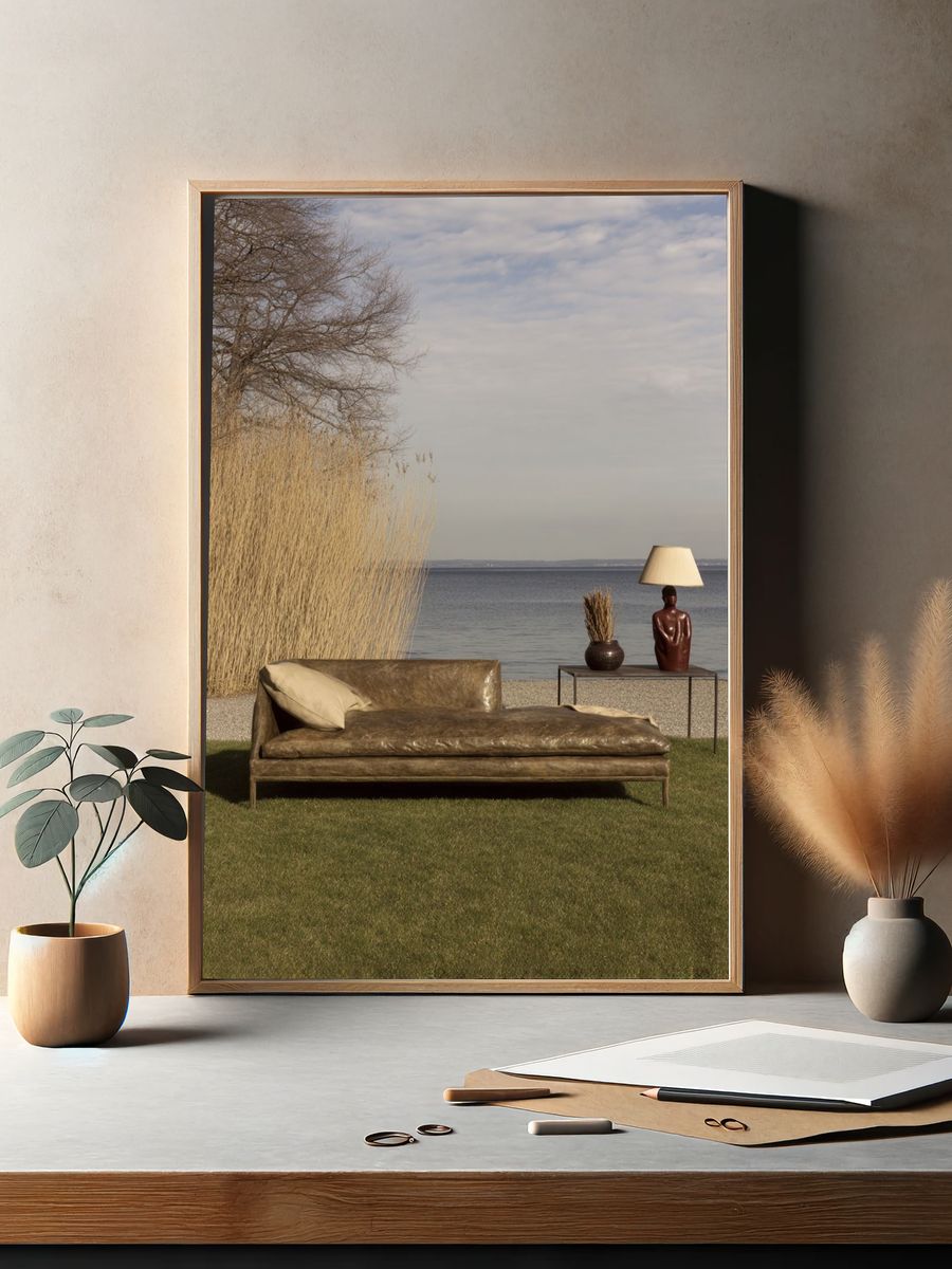 Lakeside Lounge Photography Print. — room view 2