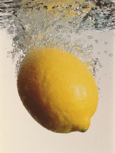 Lemon Splash Photography Poster.