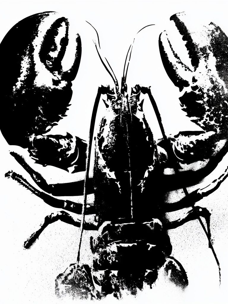 Lobster Ink Print Poster. poster detail