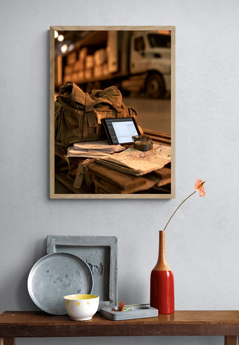 Logistics Still Life Photography Poster. — room view 3