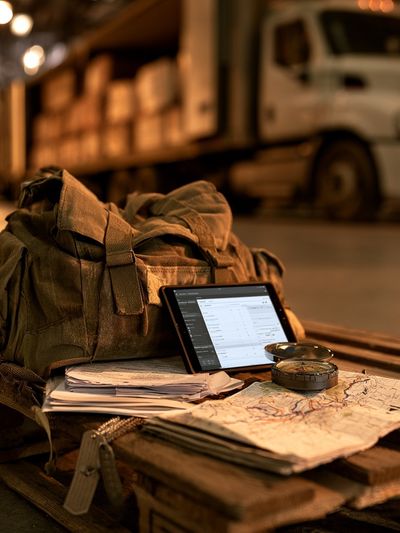 Logistics Still Life Photography Poster.