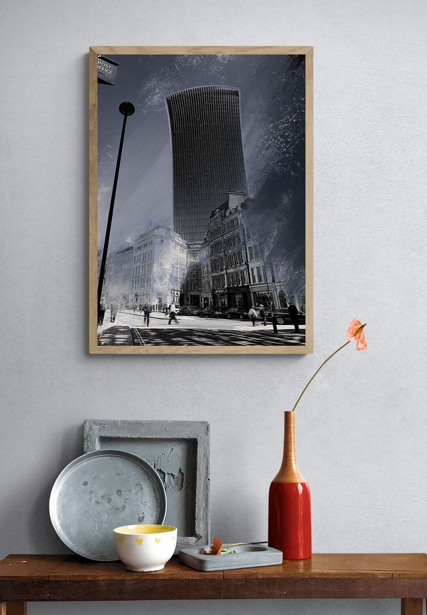 London Cityscape Photography Poster. — room view 3