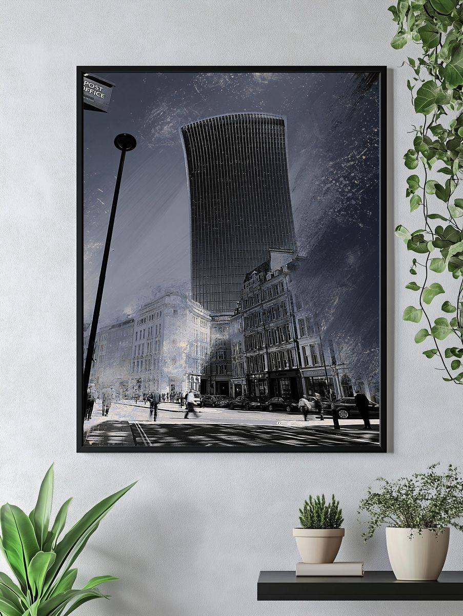 London Cityscape Photography Poster. — room view 4