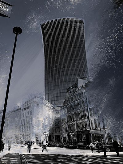 London Cityscape Photography Poster. poster