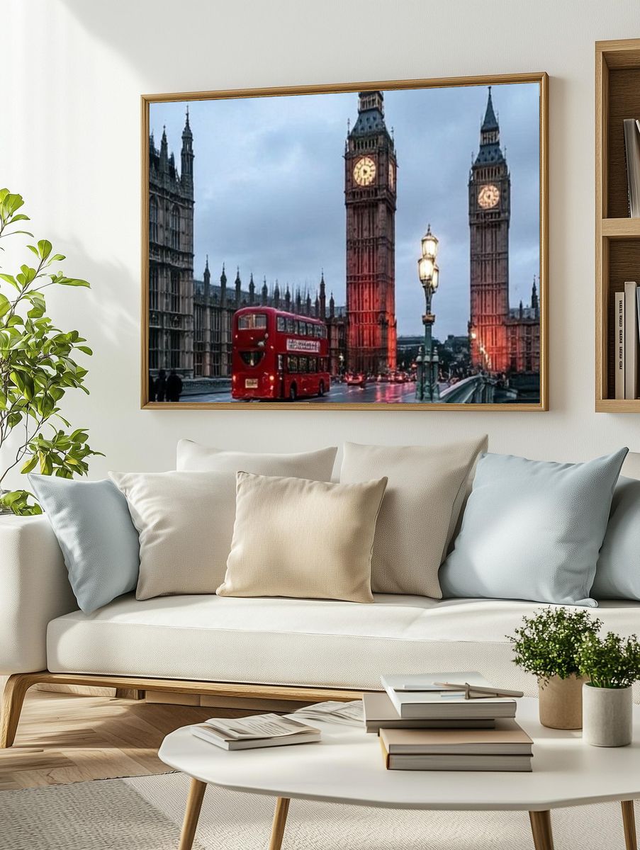 Big Ben London Street Poster. — room view 2