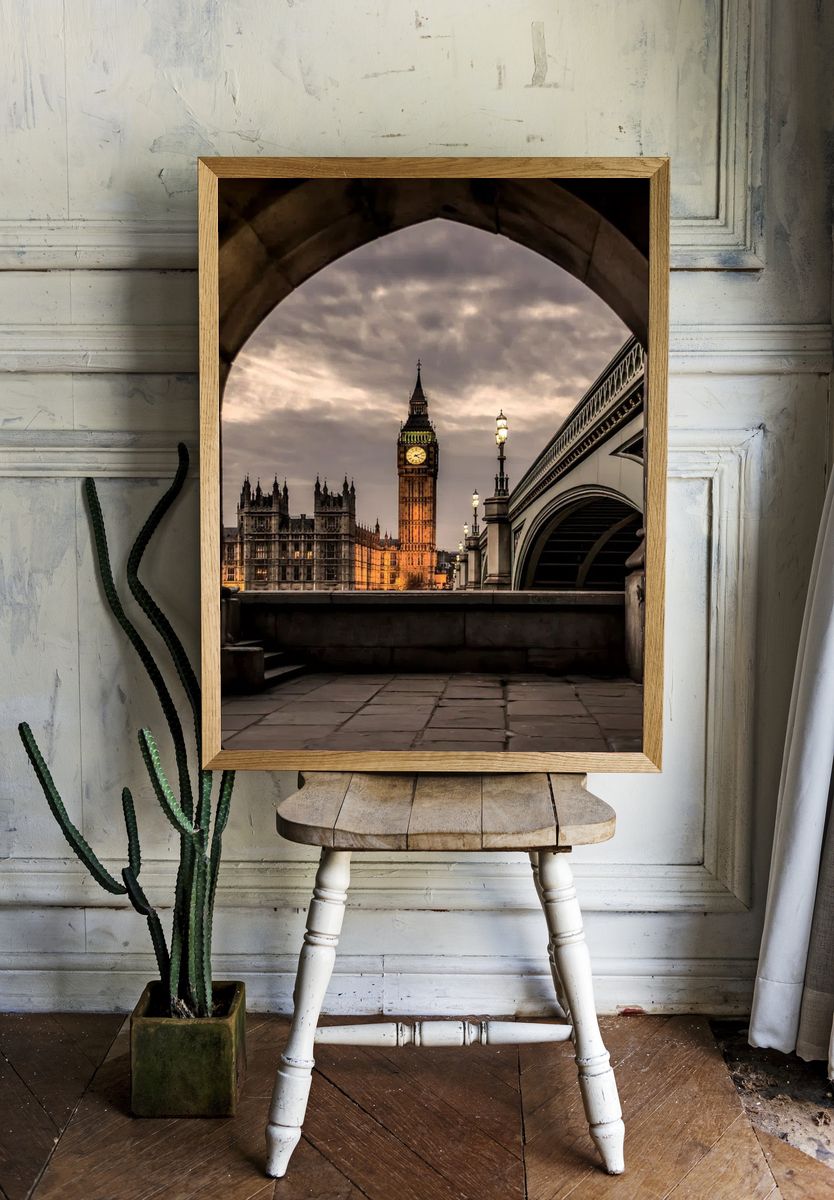 Big Ben — London Photography Poster. — room view 1