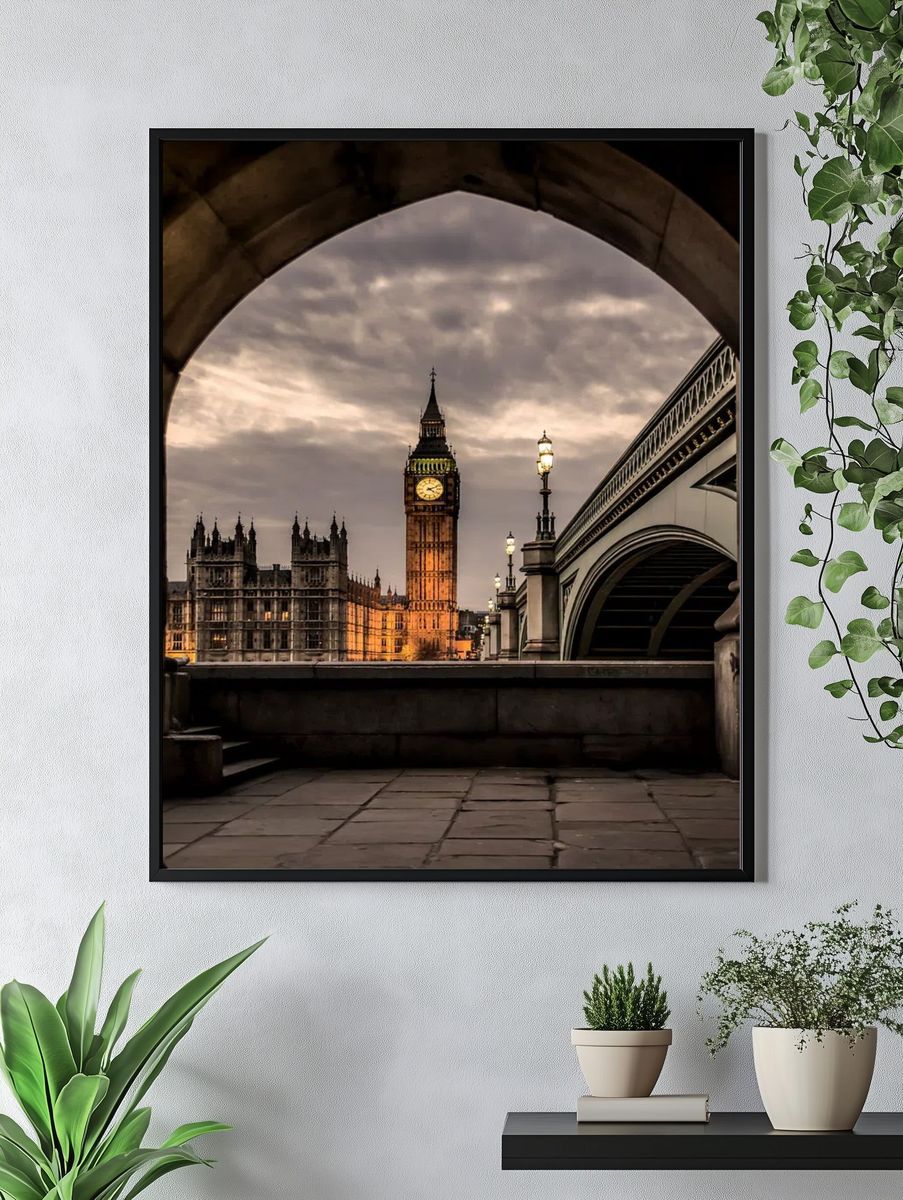 Big Ben — London Photography Poster. — room view 4