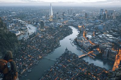 London Skyline Adventure Print.