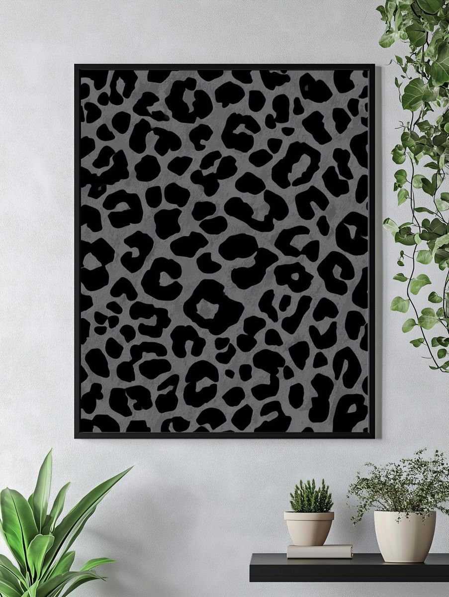 Leopard Print — Abstract Poster. — room view 4