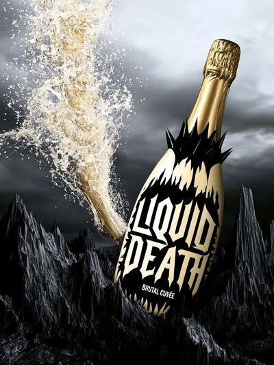 Liquid Death Brutal Cuvée Poster.