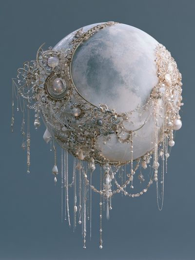 Lunar Orb Ornament Poster.