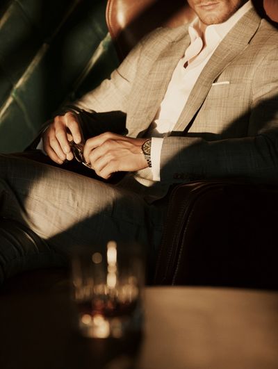 Luxury Suit Portrait Photography Poster.