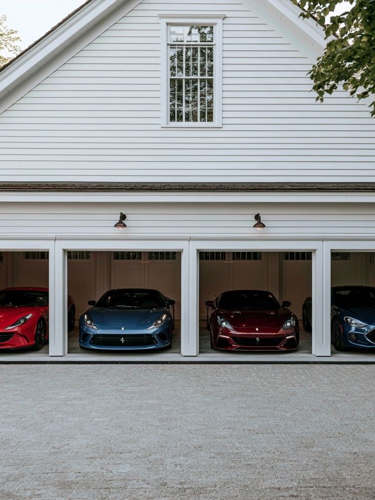 Luxury Sports Cars Garage Photography Poster. poster detail
