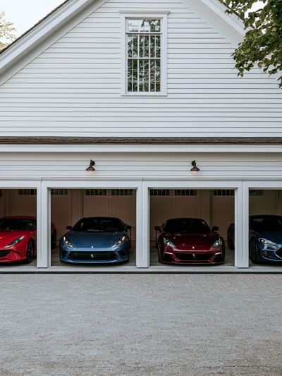 Luxury Sports Cars Garage Photography Poster. poster