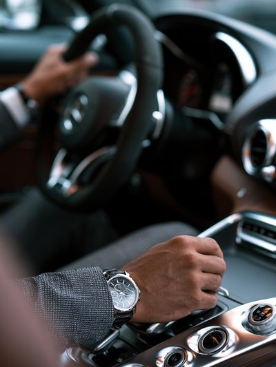 Luxury Car Interior Photography Poster.