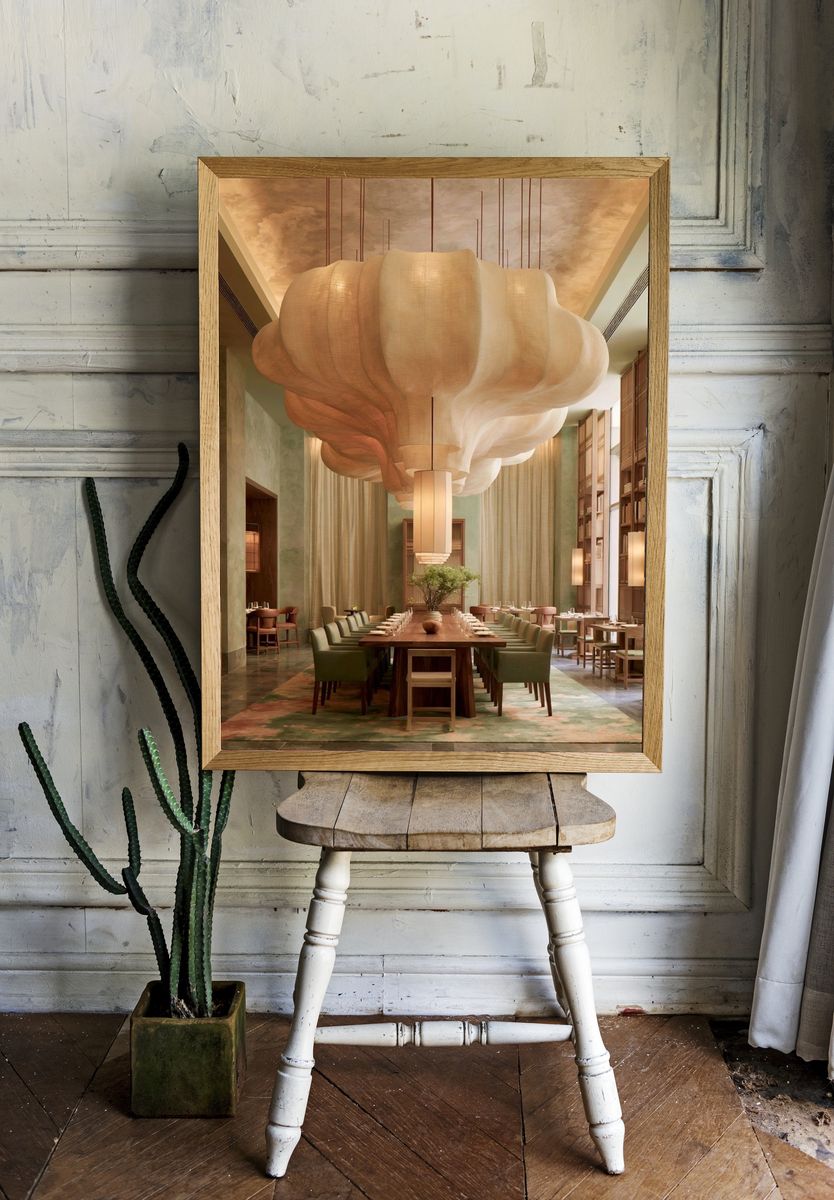 Luxury Dining Room Interior Photography Poster. room preview