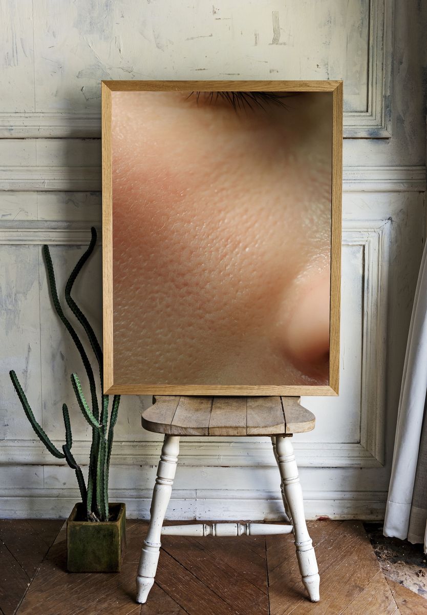 Macro Skin Texture Photography Poster. room preview